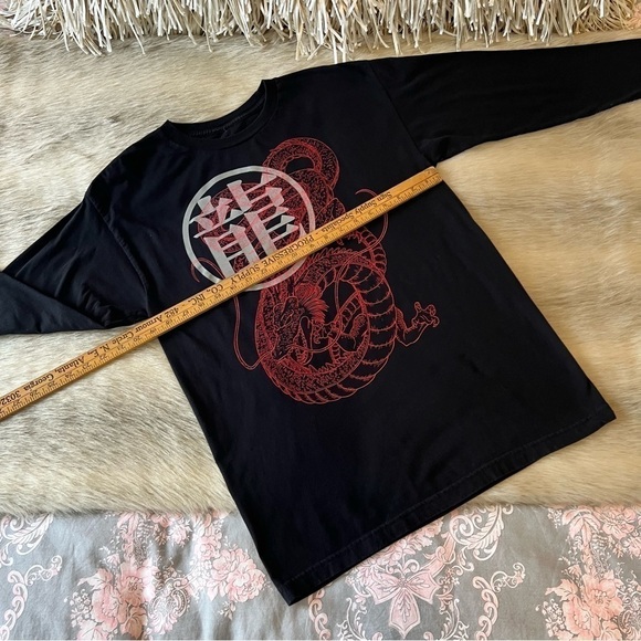 DRAGONBALL Z Black Red Graphic Long Sleeve M Shirt Anime RIPPLE JUNCTION - Picture 5 of 10